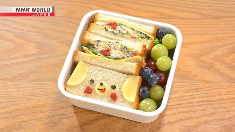 Umeboshi Chicken Bento & Ume-shiso Chicken Sandwich Bento