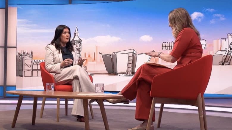Lisa Nandy, Richard Tice and Mike Johnson