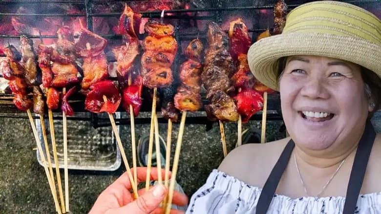 Filipino Style BBQ for $1 in the Heart of LA